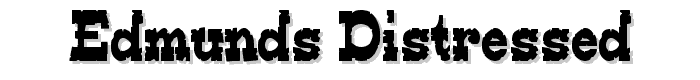 Edmunds Distressed font